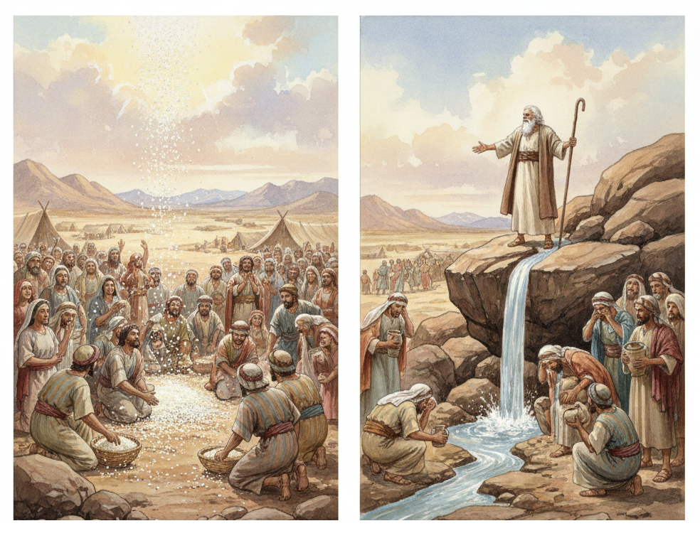 El Manà i l'aigua de la roca