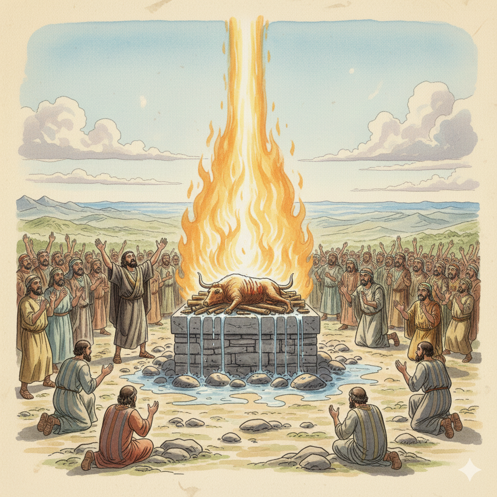 Elijah and the fire from heaven