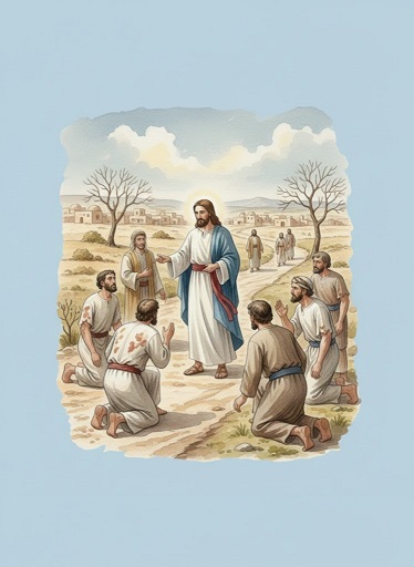 Jesús i els deu leprosos